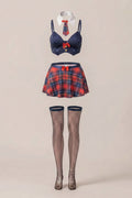 Fantasia de Colegial com Saia Xadrez Avery