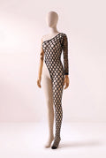 Bodystocking Meio Corpo com Recortes Carla