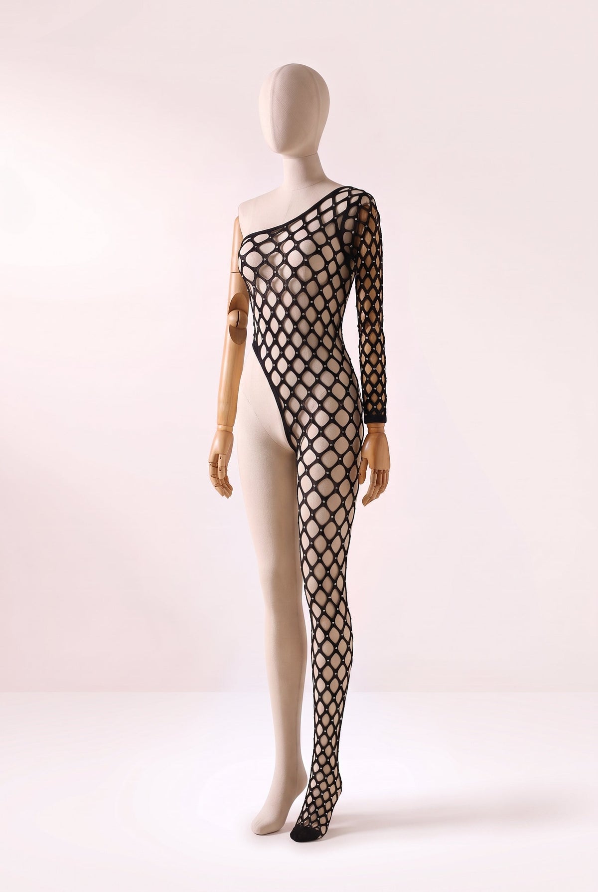 Bodystocking Meio Corpo com Recortes Carla