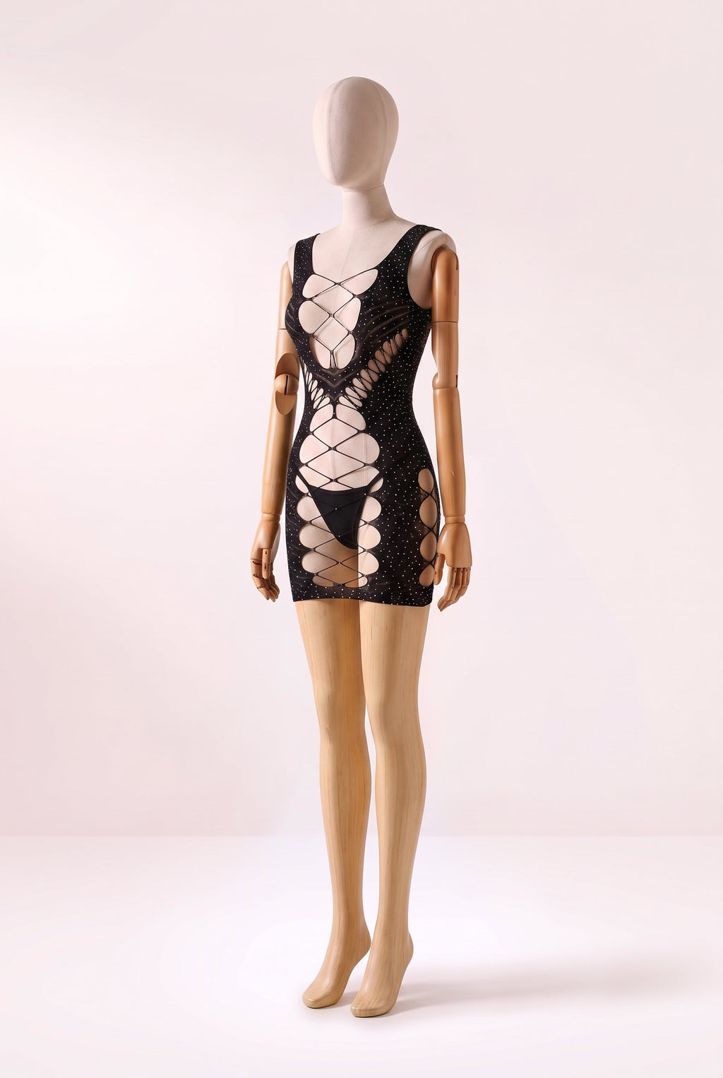 Vestido Justo com Recortes Emma