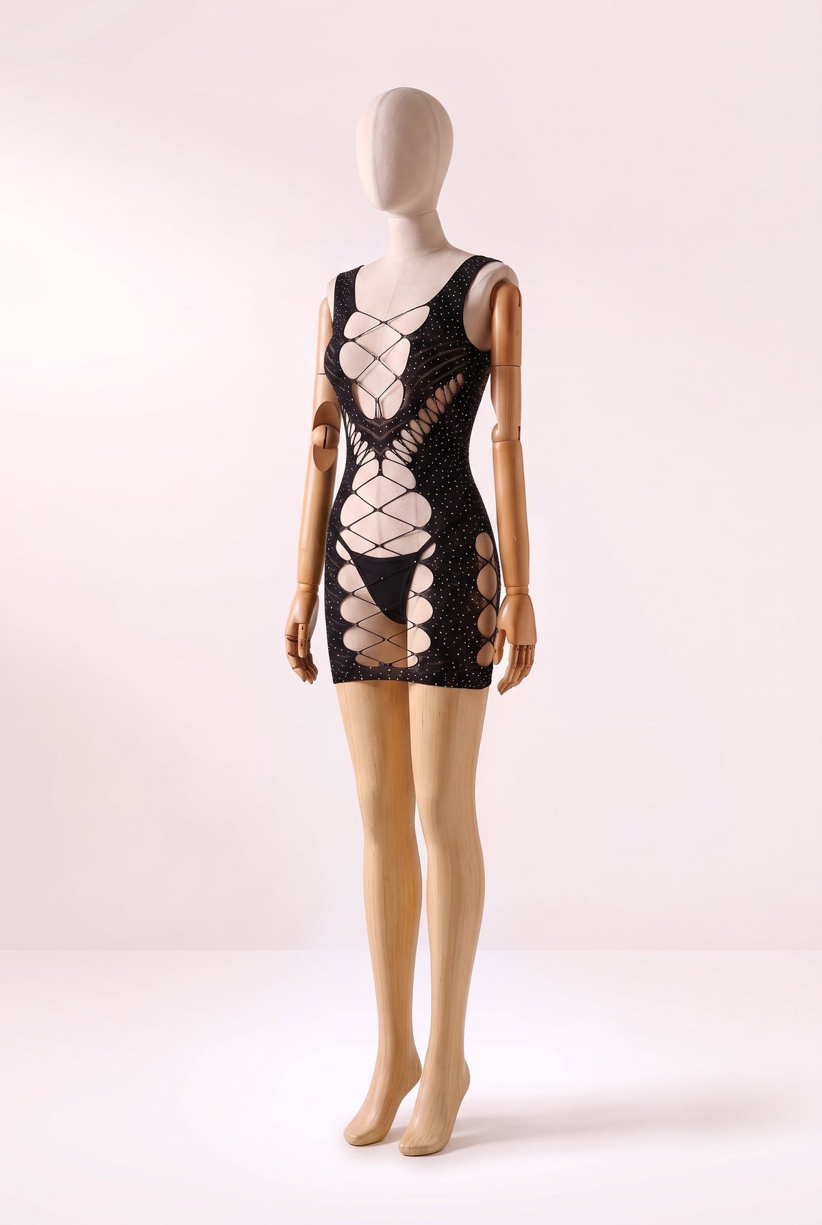 Vestido Justo com Recortes Emma